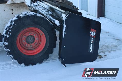 skid steer snow push box|skid steer snow attachments.